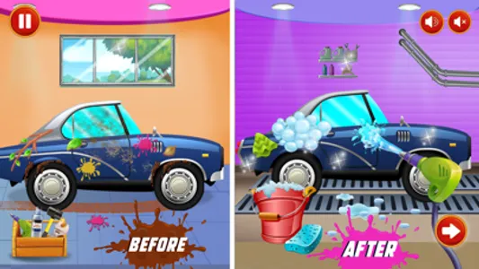 Little Car Wash Games for Kids screenshot 4