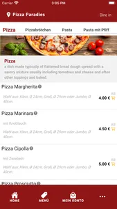 Pizza Paradies Bochum screenshot 2
