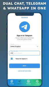 Telegram, Dual Chat Messenger screenshot 0