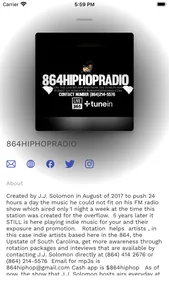 864HIPHOPRADIO screenshot 2