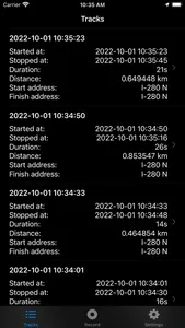 Location Tracker - GPS Logger screenshot 1