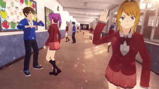 Anime School Life Simulator 3D screenshot 1