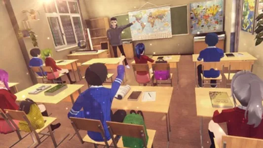 Anime School Life Simulator 3D screenshot 2