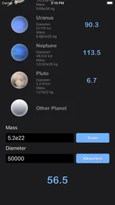 Weight on Other Planets Conv screenshot 2