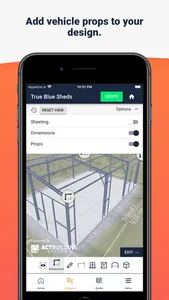 True Blue Sheds, Shed Designer screenshot 1