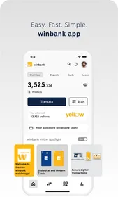 winbank app screenshot 1