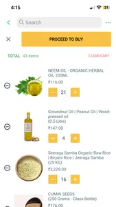 Ulamart Organic Online Shop screenshot 3