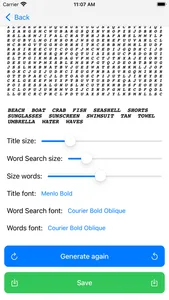 Word Search Create screenshot 5