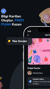 Finzy - YKS Bilgi Kartları screenshot 2