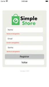 SimpleStore screenshot 1