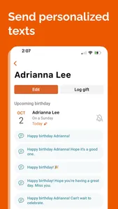 CakeLog: Birthday & Gift Log screenshot 1