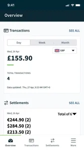 Worldpay Dashboard screenshot 3