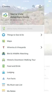 Sierra Vista Adventure Guide screenshot 1
