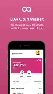 OJA Coin (OJX) Wallet screenshot 0