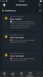 Bione: Signal Crypto Trading screenshot 4