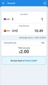 UnitySend - Money Transfer screenshot 2