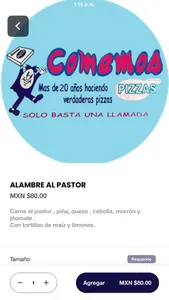 Comemos Pizza Centenario screenshot 3