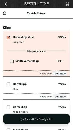 Frisør Orkide screenshot 1