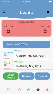 iTruck Dispatch: Load Tracking screenshot 2