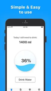 Drink Water Reminder & Monitor screenshot 1