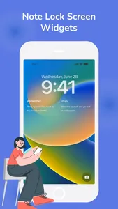 Color Note: Lock Notes Widget screenshot 6