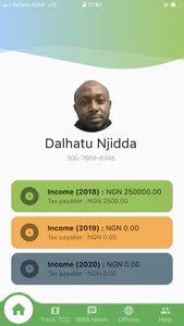 BIRS APP screenshot 2