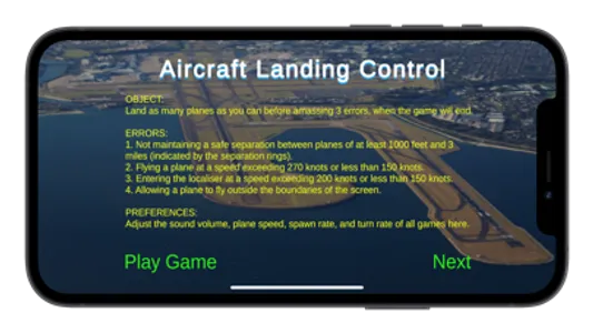 Aircraft Landing Control screenshot 1