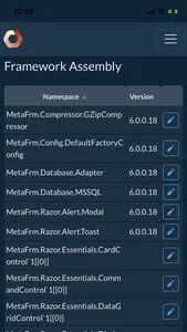 Meta Framework Management screenshot 2