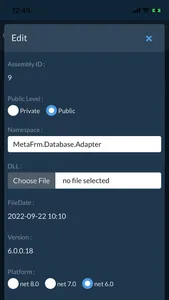 Meta Framework Management screenshot 3