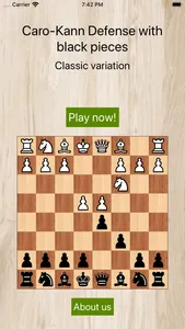 Chess - Classic Caro-Kann screenshot 0