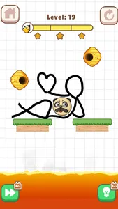 Save The Dog: Bee Draw Puzzle screenshot 2