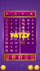 Yatzy - Offline Dice Game screenshot 1