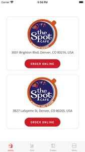 The Spot Cafe CO screenshot 1