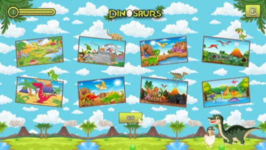 Dinosaurs Puzzle Games screenshot 1