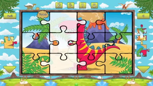 Dinosaurs Puzzle Games screenshot 2