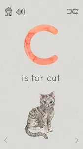 Watercolor ABC flashcards screenshot 3