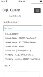 SQL query - SQL 쿼리 학습, 테스트 screenshot 4