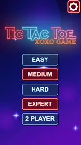 Tic Tac Toe Neon - 2 Player screenshot 0