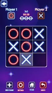 Tic Tac Toe Neon - 2 Player screenshot 2