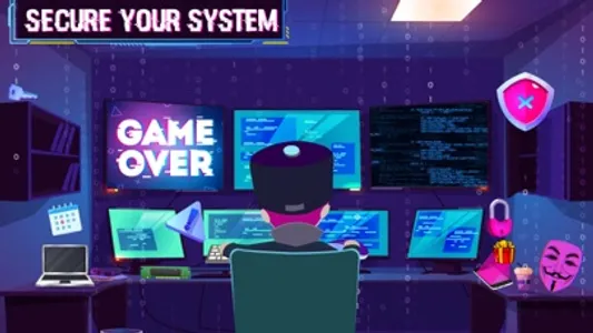 Cyber Hackers Hero Game screenshot 0