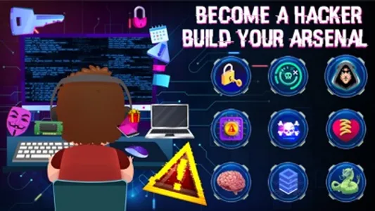 Cyber Hackers Hero Game screenshot 2