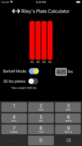 Riley's Plate Calculator screenshot 0