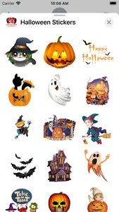 Happy Halloween Scary Stickers screenshot 1