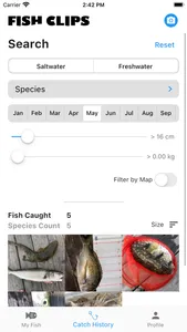 Fish Clips - Fishing App screenshot 1