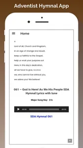 Adventist Hymnal App screenshot 2