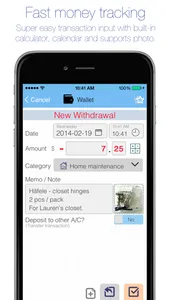 EvoWallet Lite - Money Tracker screenshot 2
