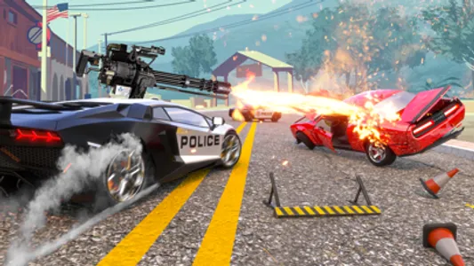 Police Car Chase Driving Games screenshot 2