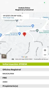 Cédula Registral y Catastral screenshot 0