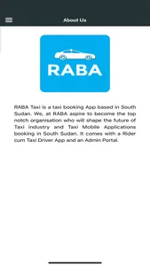 RABA Taxi in South Sudan screenshot 3