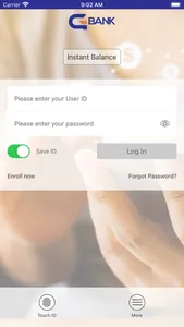 GBank Personal Mobile screenshot 1